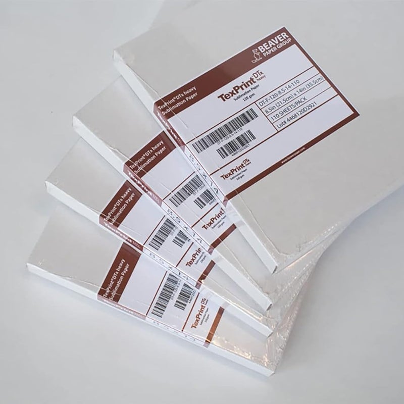 texprint DT Heavy for Ricoh and Virtuoso All-Purpose High Release Sublimation Transfer for Dye Sublimation, SawGrass Approved Sublimation Paper 3.5" x 9" 500 Sheets - Image 3